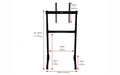 NEXT LEVEL RACING FREE STANDING SINGLE MONITOR STAND NLR-A011 – TechCure India
