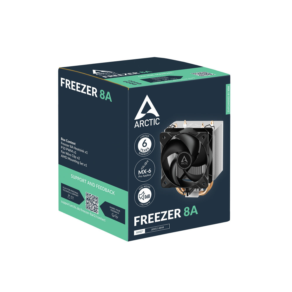 ARCTIC Freezer 8A Single Tower CPU Air Cooler – TechCure India