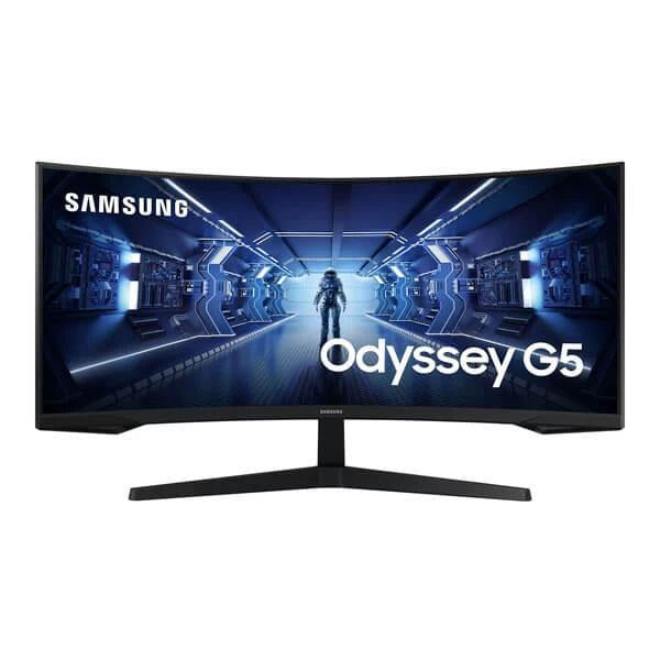 SAMSUNG Odyssey G5 34" 165Hz Curved Wide Gaming Monitor LC34G55TWWWXXL – TechCure India