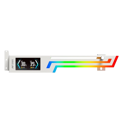 ANT ESPORTS GCB200 DIGITAL GPU SUPPORT BRACKET (WHITE) – TechCure India