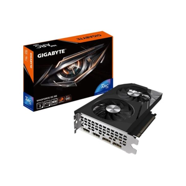 GIGABYTE ARC A380 Windforce OC 6GB GDDR6 Dual Fan Graphics Card – TechCure India