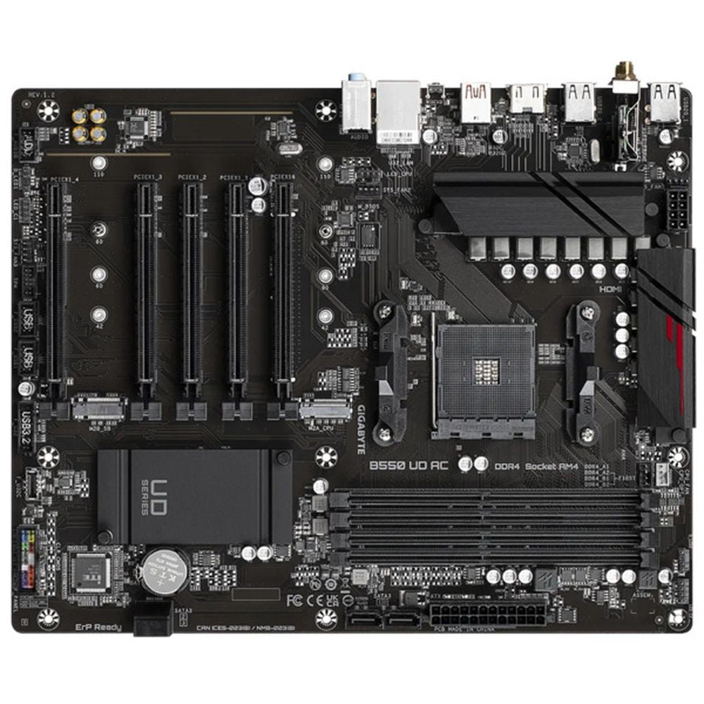 GIGABYTE B550 UD AC AM4 DDR4 AMD Motherboard - 3