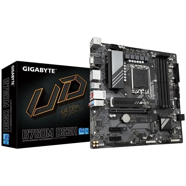 Gigabyte B760m Ds3h Ddr5 Intel 13th And 12th Gen Lga 1700 M-atx Motherboard Supports Intel 12th, 13th & 14th Gen Processors – TechCure India