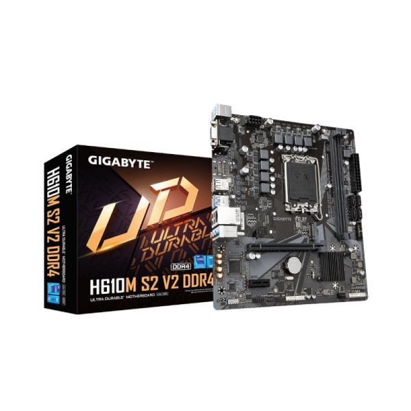 GIGABYTE H610M S2 V2 DDR4 (rev. 1.0) Intel Motherboard Supports Intel 12th, 13th & 14th Gen Processors – TechCure India