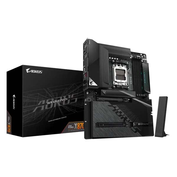 GIGABYTE X870 AORUS STEALTH ATX AM5 Motherboard – TechCure India