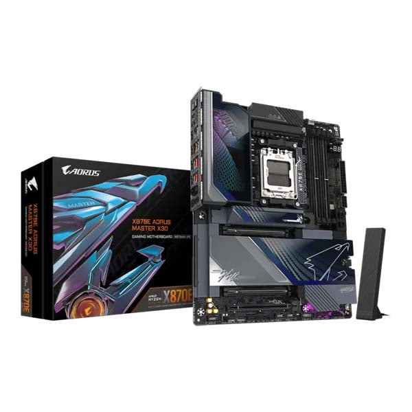 GIGABYTE X870E AORUS MASTER X3D AM5 ATX Motherboard – TechCure India