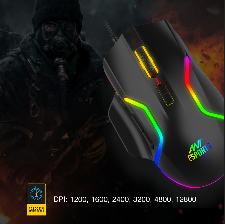 ANT ESPORTS GM340 WIRED GAMING MOUSE – TechCure India