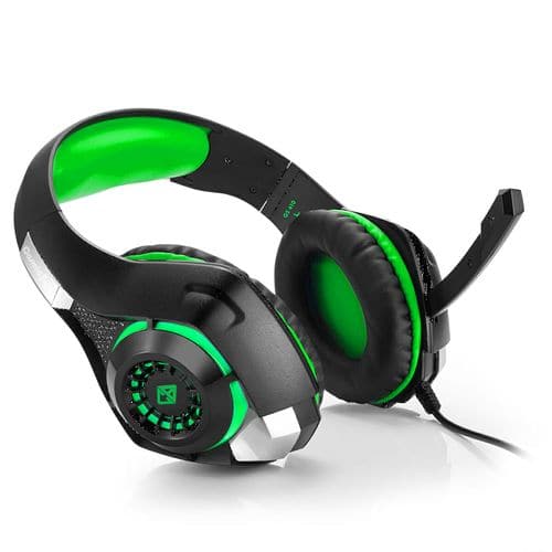 COSMIC BYTE GS410 3.5mm Wired Stereo Gaming Headphone With Mic ( Green ) - 2