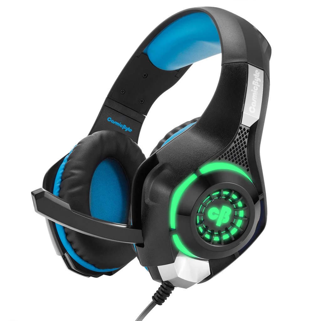 COSMIC BYTE GS420 3.5mm Wired Stereo Gaming Headphone With Mic ( Blue ) - 2