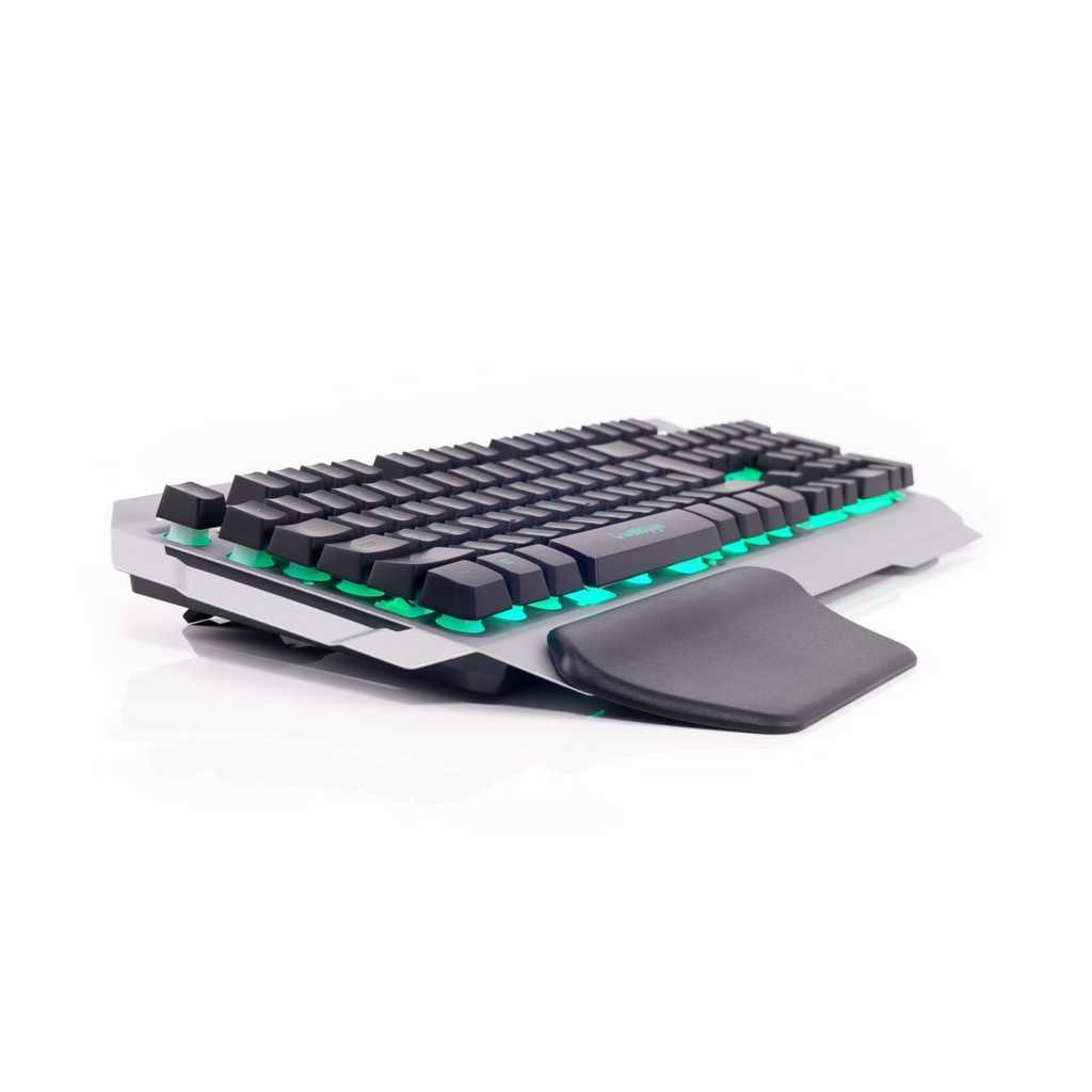 COSMIC BYTE CB-GK-06 Galactic Full Size Membrane Wired Gaming Keyboard ( Black / Silver ) - 3