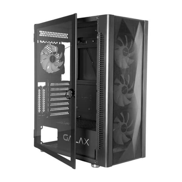 Galax Revolution-06 Mesh RGB (ATX) Mid Tower Cabinet (Black) – TechCure India