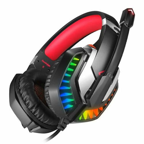 COSMIC BYTE G2050 RGB 3.5mm Wired Stereo Gaming Headphone With Mic ( Red ) - 2