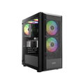 GAMDIAS Aura GC6 ATX Mid Tower ARGB Cabinet ( Black )