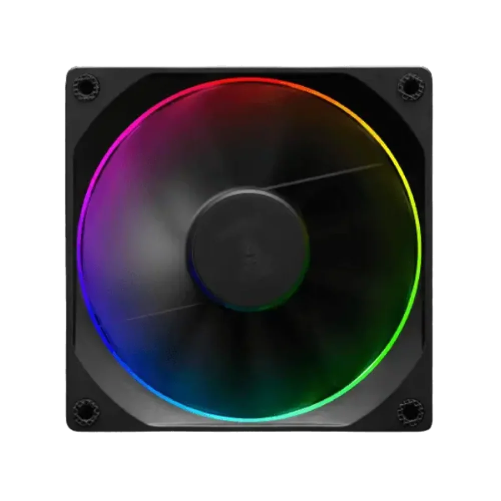 GAMDIAS Aeolus M3-1204R 120mm ARGB Cabinet Fan ( Black ) ( Four Pack ) – TechCure India