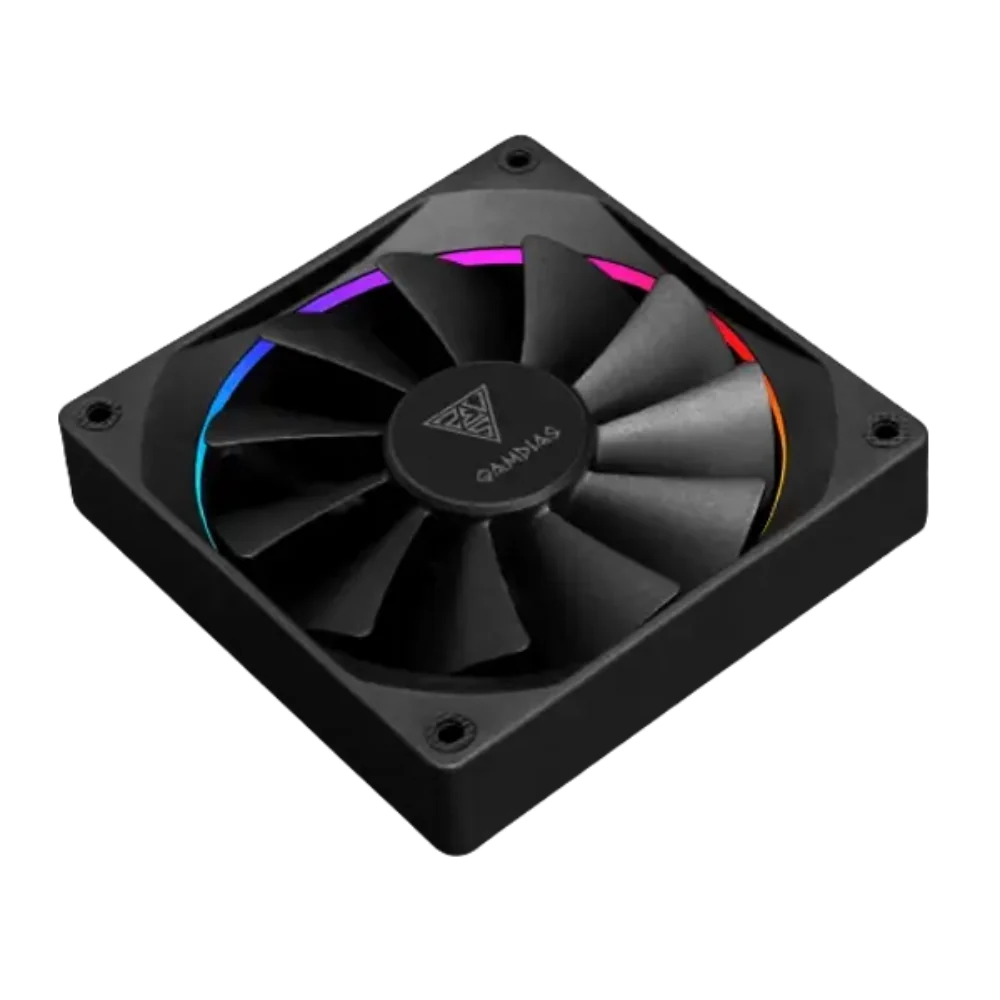 GAMDIAS Aeolus M3-1204R 120mm ARGB Cabinet Fan ( Black ) ( Four Pack ) – TechCure India