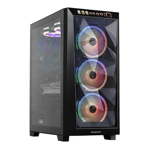 Gamdias Athena M1 Elite ARGB Mid Tower Cabinet (Black) – TechCure India