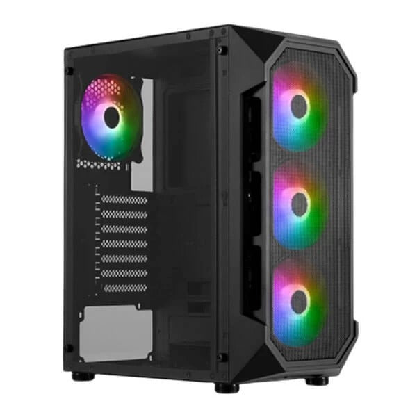 Gamdias Aura GC1 Elite ARGB (ATX) Mid Tower Cabinet (Black) – TechCure India