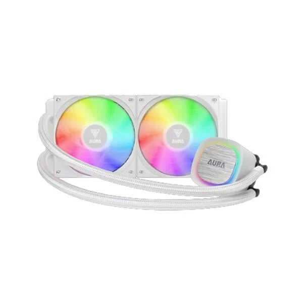 Gamdias Aura GL240 V2 WH ARGB CPU Liquid Cooler (White) – TechCure India