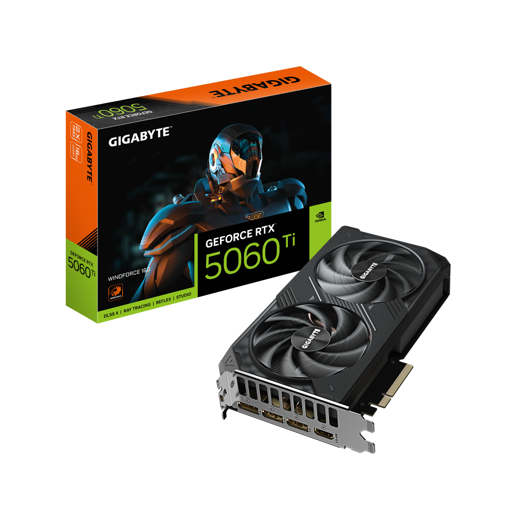 GIGABYTE GeForce RTX 5060 Ti Windforce 16GB Nvidia Graphic card