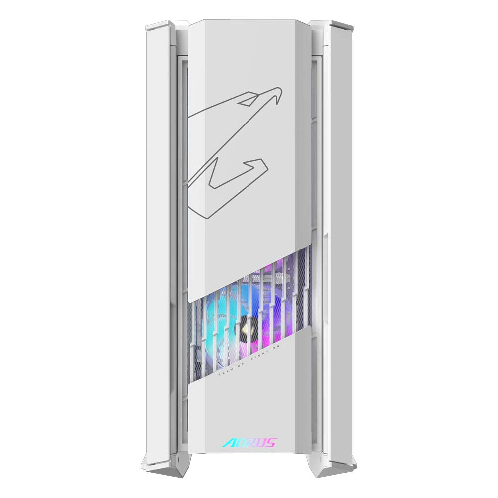 Gigabyte AORUS C601 GLASS ICE E-ATX Mid Tower Cabinet (White) – TechCure India