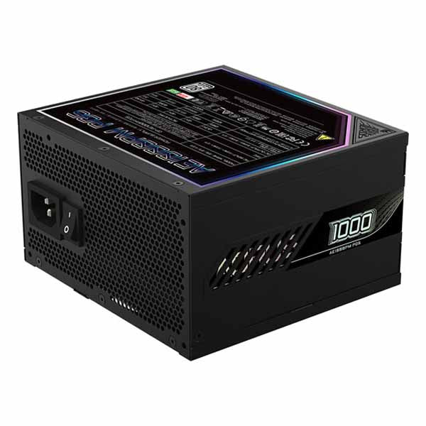 Gigabyte AORUS ELITE 1000W 80 PLUS Platinum Modular ATX Power Supply (Black) – TechCure India
