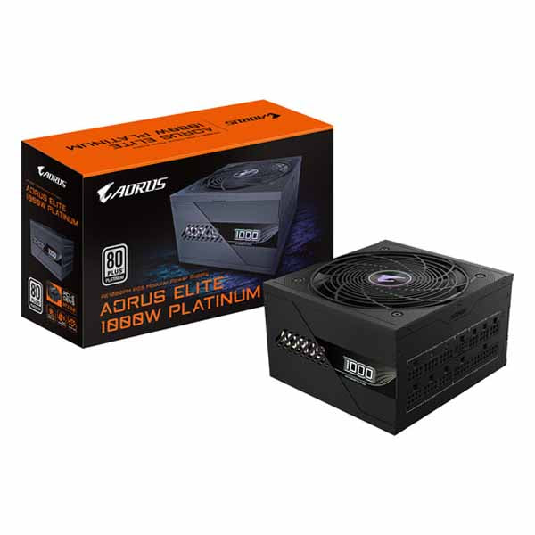 Gigabyte AORUS ELITE 1000W 80 PLUS Platinum Modular ATX Power Supply (Black) – TechCure India