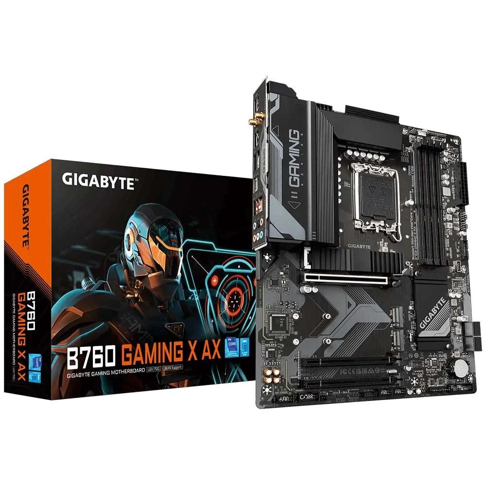 Gigabyte B760 GAMING X AX (WiFi) Intel Motherboard Supports Intel 12th, 13th & 14th Gen Processors – TechCure India