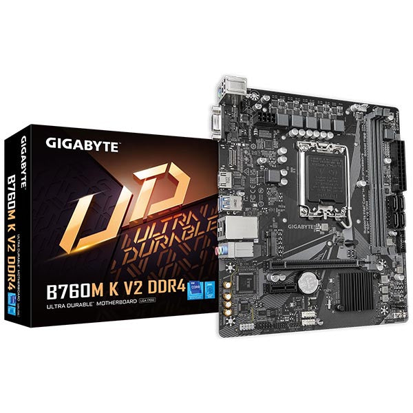 Gigabyte B760M K V2 DDR4 MATX Motherboard – TechCure India