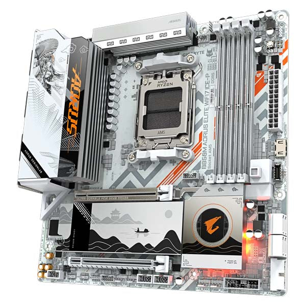 Gigabyte B850M AORUS ELITE WIFI7 ICE-P M-ATX Motherboard – TechCure India