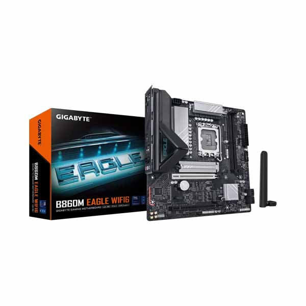 Gigabyte B860M EAGLE WIFI6 LGA 1851 mATX Motherboard – TechCure India