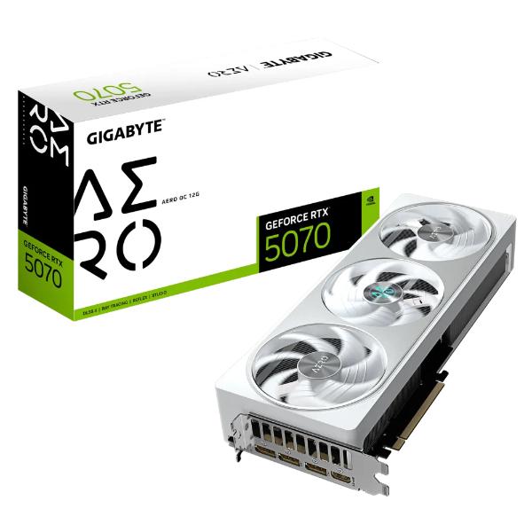 Gigabyte GeForce RTX 5070 AERO OC 12G Graphics Card – TechCure India