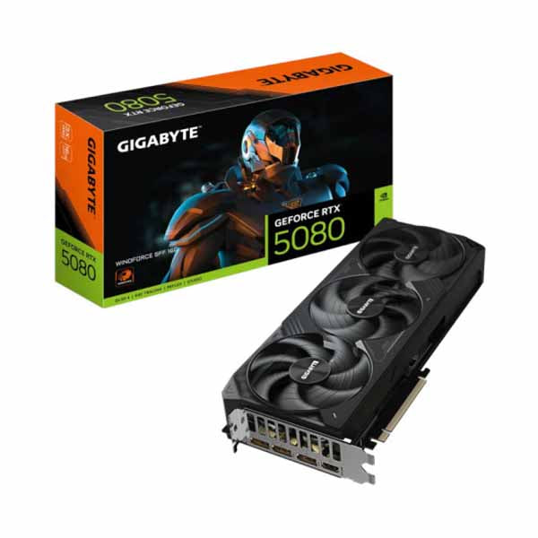 Gigabyte GeForce RTX 5080 Windforce SFF 16GB GDDR7 Graphics Card – TechCure India