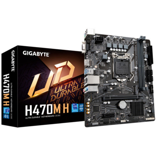 Gigabyte H470M H (rev. 1.0) Intel Motherboard – TechCure India