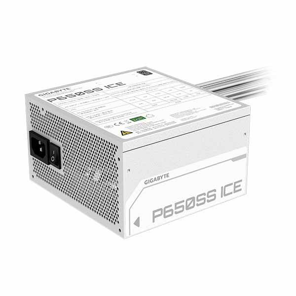 Gigabyte P650SS ATX 3.0 650 Watt 80 Plus Silver Power Supply (White) – TechCure India
