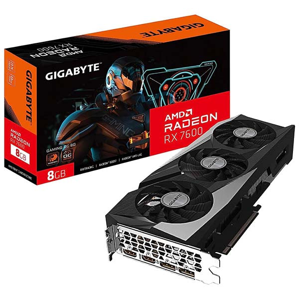 Gigabyte Radeon RX 7600 Gaming OC 8GB Graphics Card – TechCure India