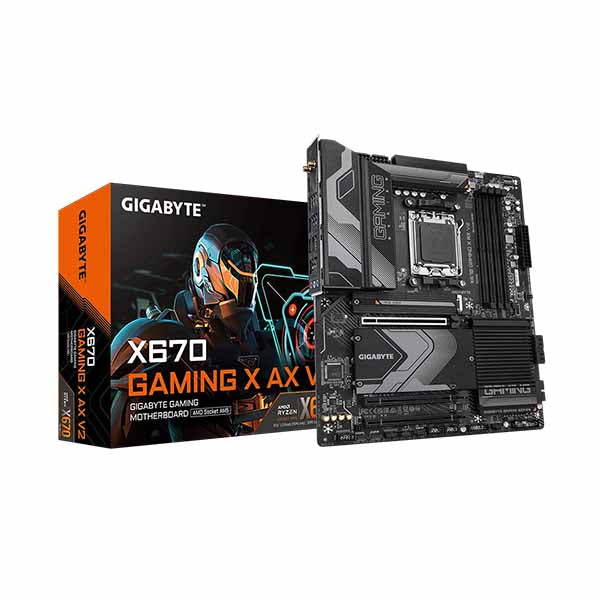 Gigabyte X670 GAMING X AX V2 (rev. 1.0) AM5 ATX Motherboard – TechCure India