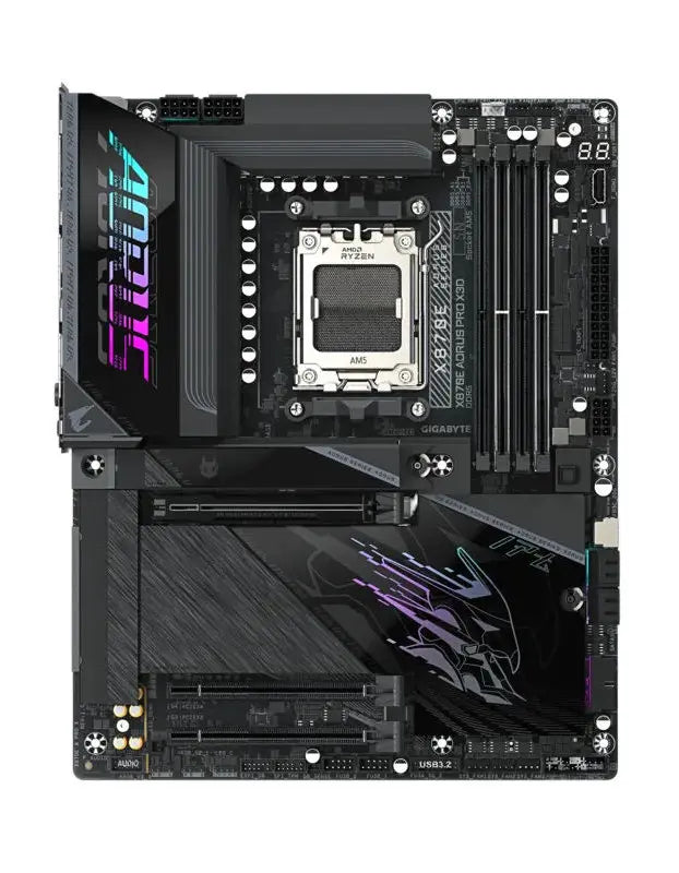 GIGABYTE X870E Aorus Pro X3D Wifi7 DDR5 AMD Motherboard - 2
