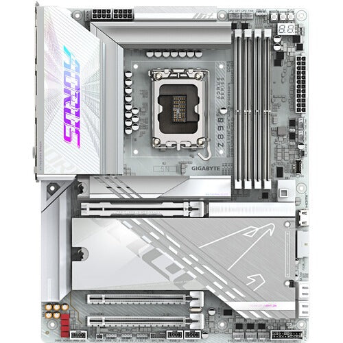 Gigabyte Z890 AORUS PRO ICE LGA 1851 ATX Motherboard (Snow White) – TechCure India