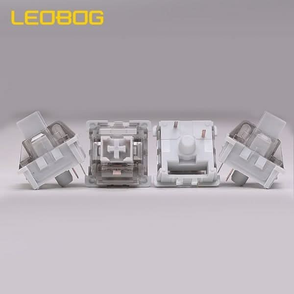 AULA LEOBOG Graywood Switch V3 Ultra-Smooth, Pre-Lubed, Hot-Swappable, Ideal for Custom Keyboards 100pcs (GrWS100) – TechCure India