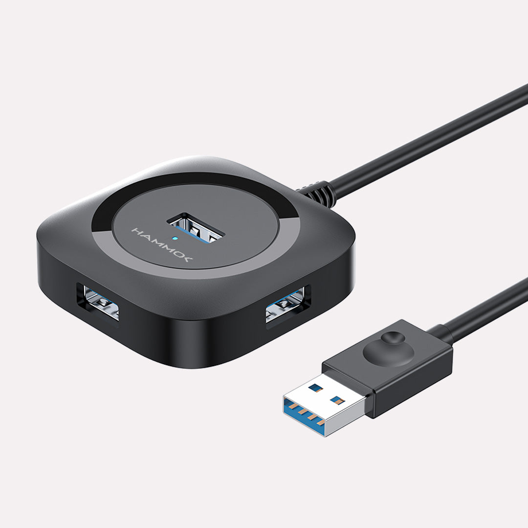 Hammok Grace 4-Port USB 3.0 Hub (5Gbps)