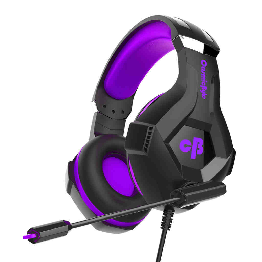 COSMIC BYTE H11 3.5mm Wired Stereo Gaming Headphone With Mic ( Black/Purple) ( PC/PS4/X Box One/Laptops/Mobiles ) - 4