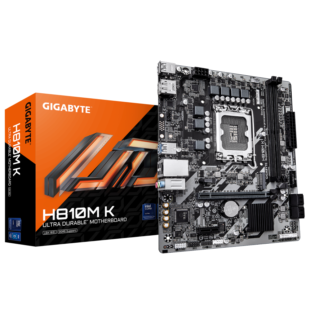 GIGABYTE H810M K DDR5 Intel Motherboard – TechCure India