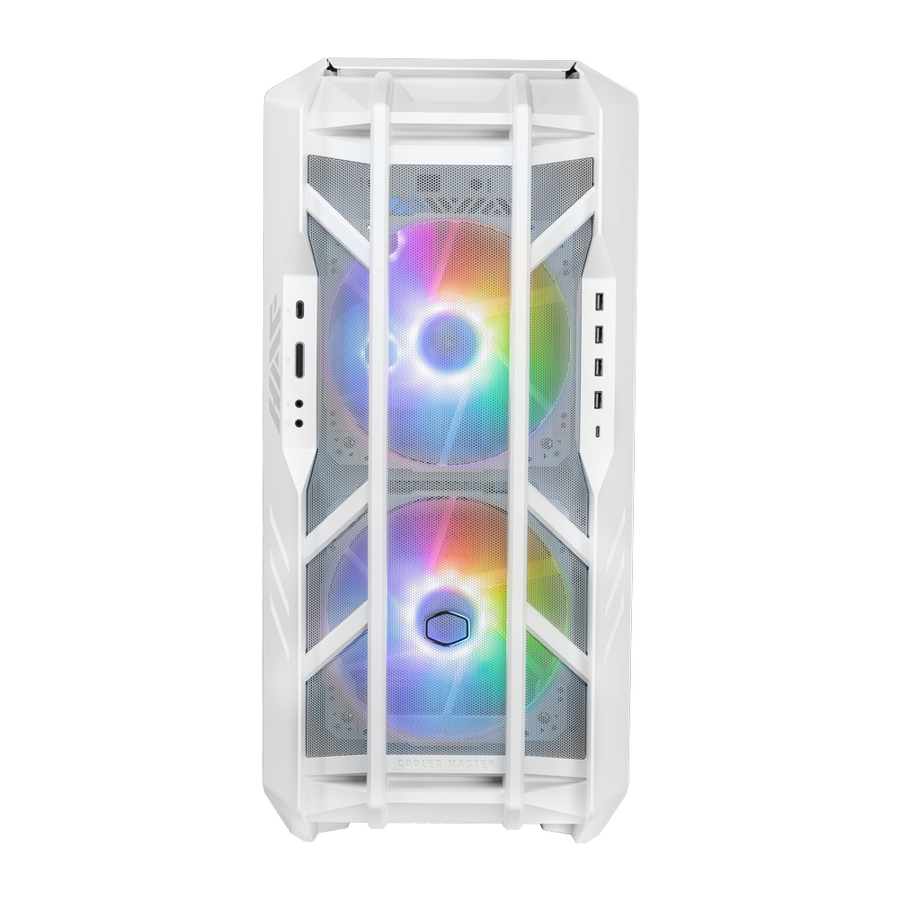 COOLER MASTER HAF 700 ARGB EATX Full Tower Cabinet (White) - 4