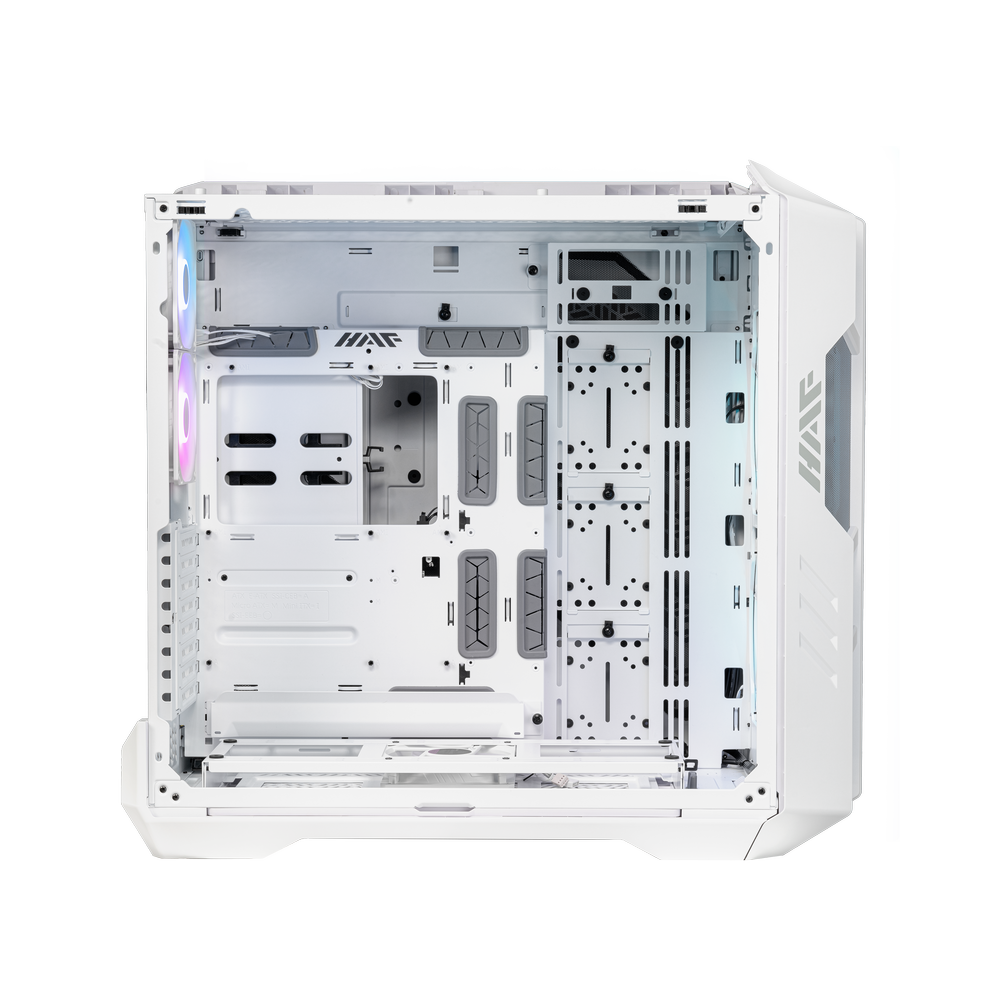 COOLER MASTER HAF 700 ARGB EATX Full Tower Cabinet (White) - 5