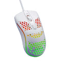 HAMMOK BREE Optical LED Breathing Light Ergonomic Wired USB Gaming Backlit Mouse (White) – TechCure India