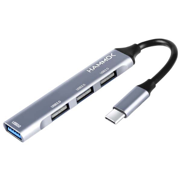 HAMMOK LEE 4 Port USB C 3.0 Hub – TechCure India
