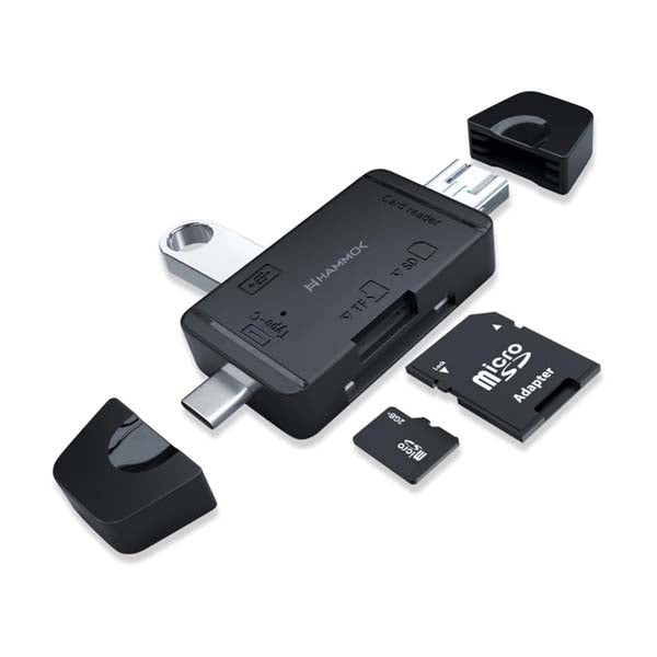 HAMMOK Milli 6-in-1 Card Reader 2.0 – TechCure India