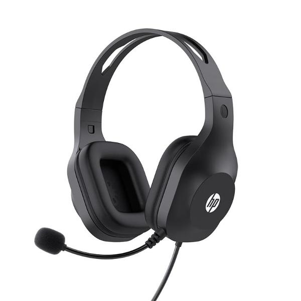 HP H120 Stereo USB On Ear Headset, Plug-and-Play USB-A, Built-in Noise-Canceling Mic, Adjustable Head Strap, Padded Ear Cushions, 360-Degree Bendable Mic, 1-Year Limited Warranty, Black, 9Z4V9Aa – TechCure India