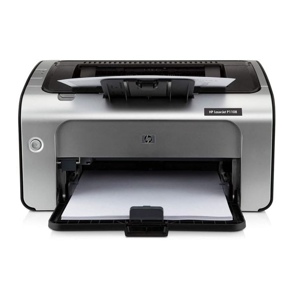 HP Laserjet Pro P1108 Plus Single Function Monochrome Wired Laser Printers, Black – TechCure India