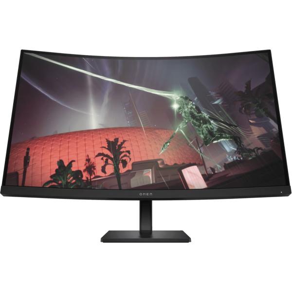 HP OMEN 31.5 inch QHD 165Hz Curved Gaming Monitor - OMEN 32c; Adjustable Stand; VESA mountable; Eyesafe® Certified Eye Ease; HDR, 780K7AA – TechCure India